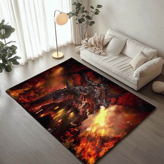 Deathwing The Destroyer World of Warcraft Rug