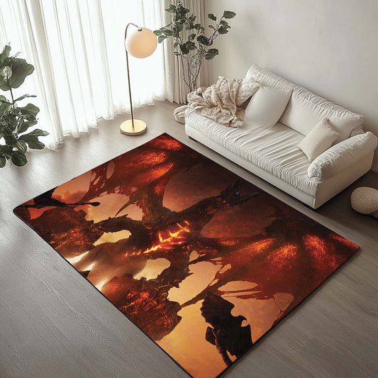 Deathwing The Destroyer World of Warcraft 2 Rug