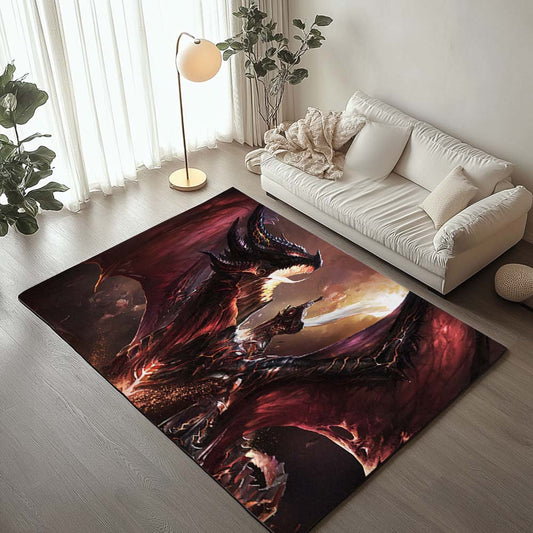 Deathwing The Destroyer World of Warcraft 6 Rug