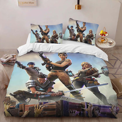 Default Skin Fortnite Duvet Cover 2