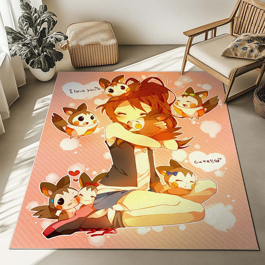 Detective Pokemon Film Characters Rug