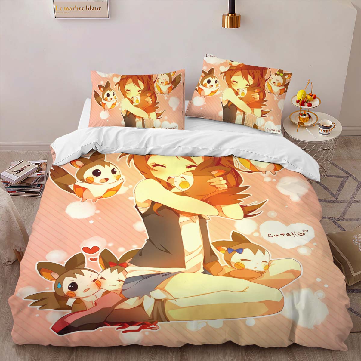 Detective Pokemon Film Characters Duvet Cover 2