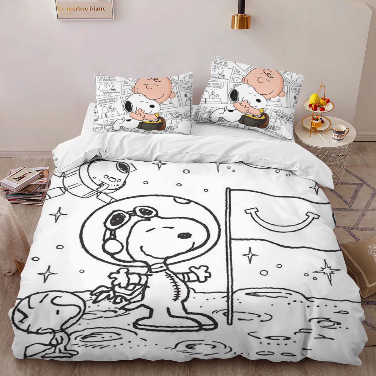 Discover Space with Snoopy Duvet Cover 2