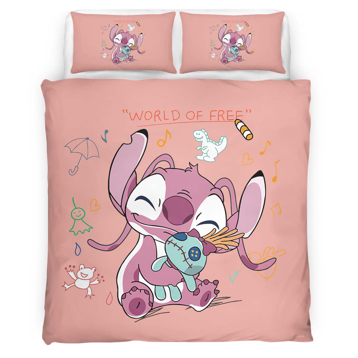 Disney Angle in Lilo And Stitch Duvet Cover
