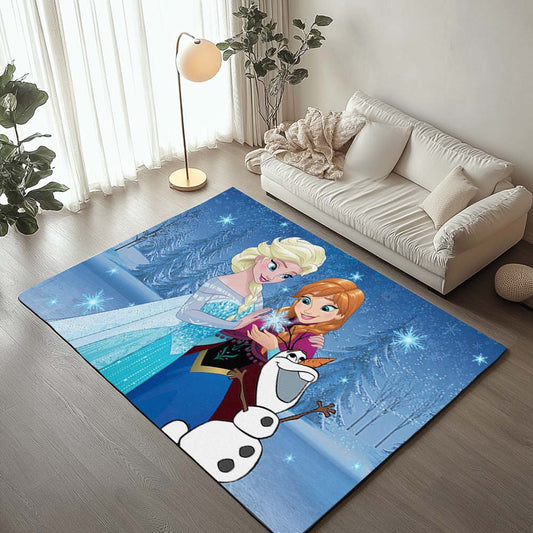 Disney Anna Elsa Frozen All Characters 1001 Rug