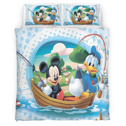Disney Donald Duck And Mickey Mouse Duvet Cover