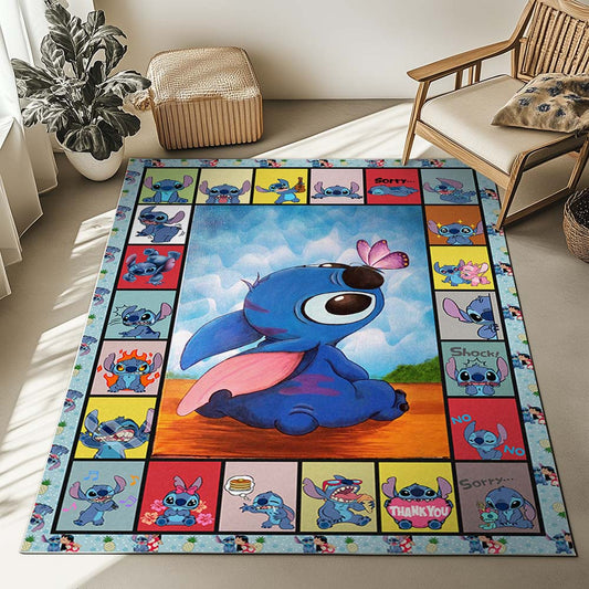 Disney Lilo And Stitch Character 1001 Rug