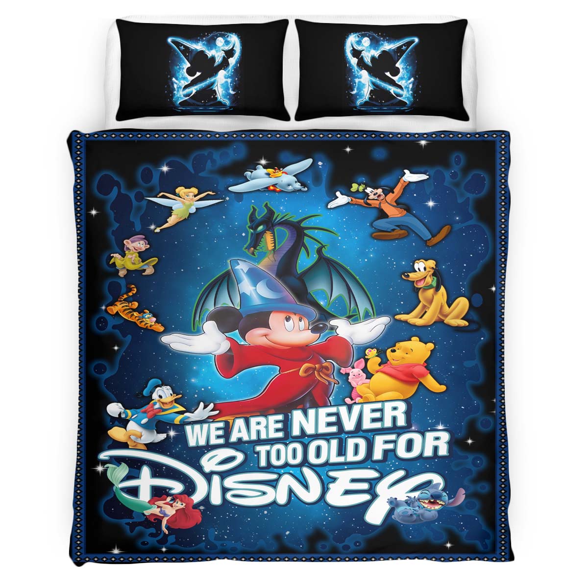 Disney Mickey Mouse We Are Never Too Old For Disney Duvet Cover