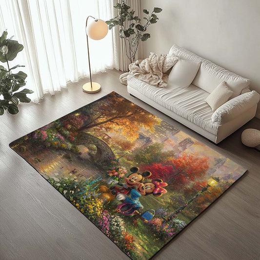 Disney Mickey Mouse and Minnie Mouse Rug