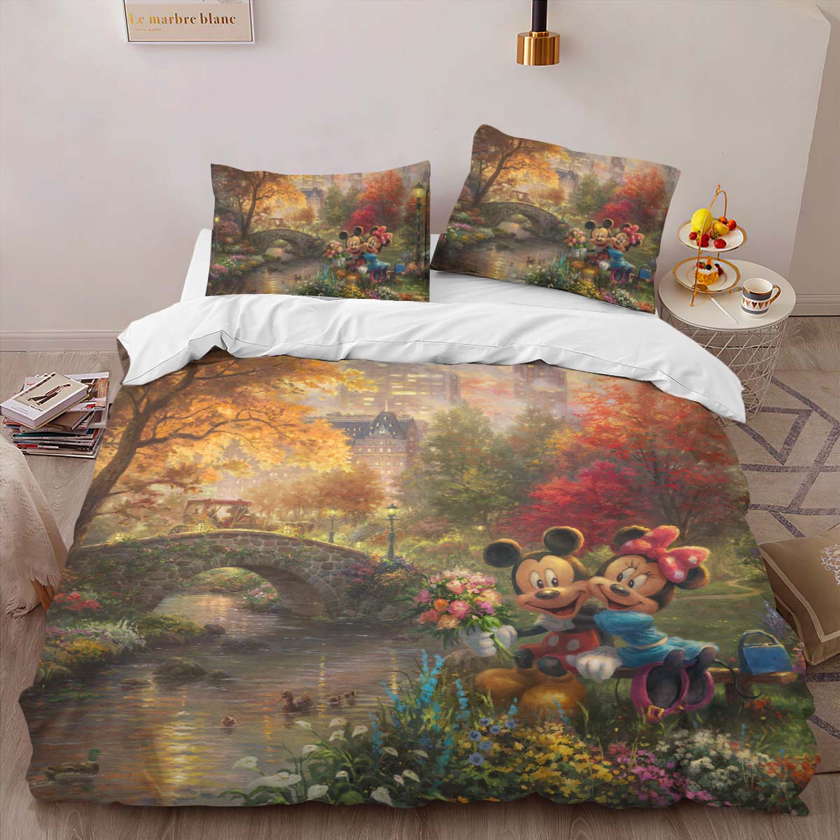 Disney Mickey Mouse and Minnie Mouse Duvet Cover 2