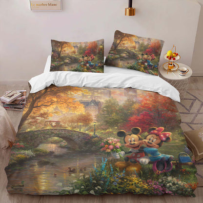 Disney Mickey Mouse and Minnie Mouse Duvet Cover 2