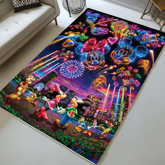 Disney Mickey Mouse and Minnie Mouse 2 Rug