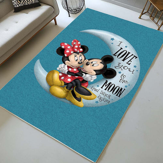 Disney Mickey Mouse and Minnie Mouse 9 Rug