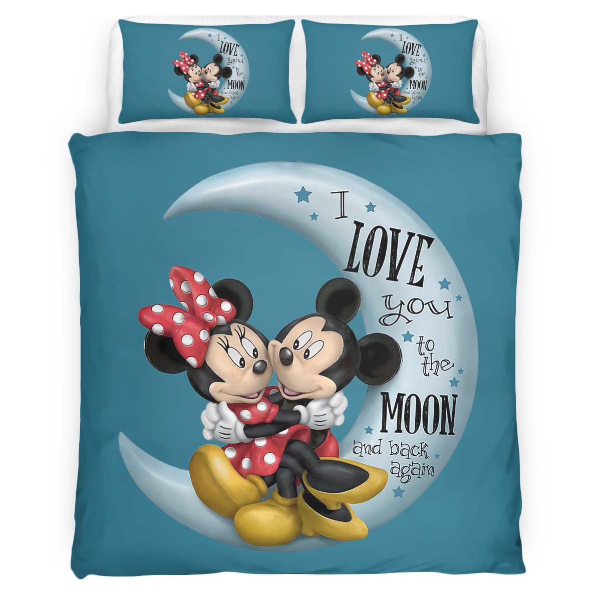 Disney Mickey Mouse and Minnie Mouse 9 Duvet Cover