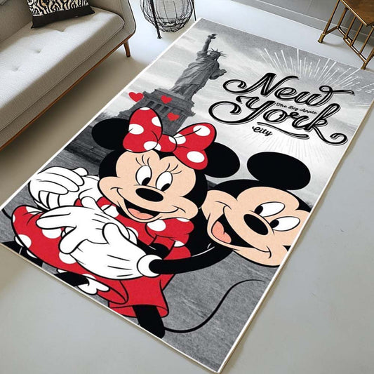 Disney Mickey Mouse and Minnie Mouse in New York Rug