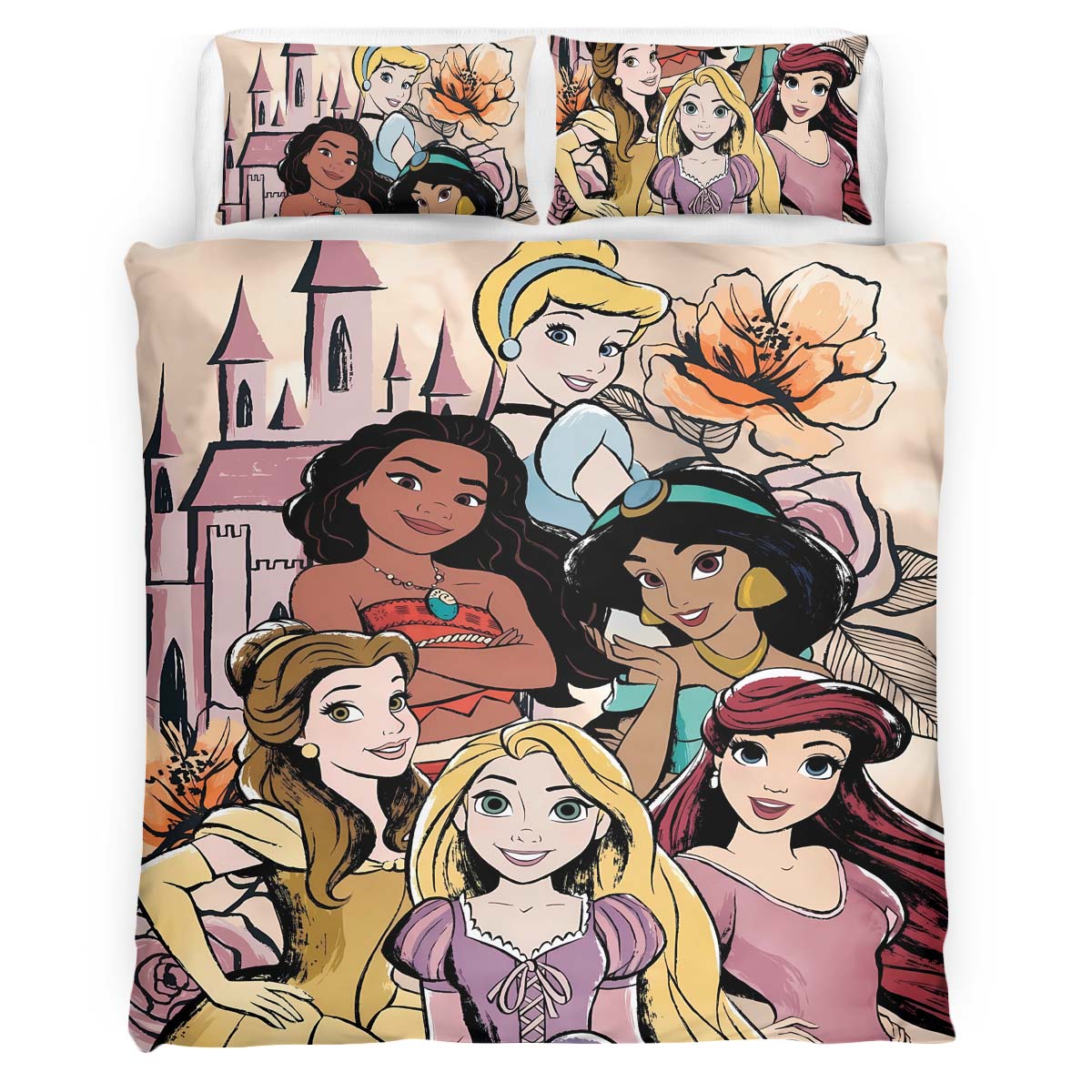 Disney Princess 18 Duvet Cover