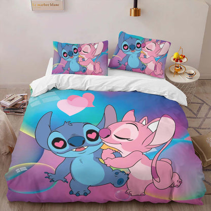 Disney Stitch And Angle In Love 3 Duvet Cover 2