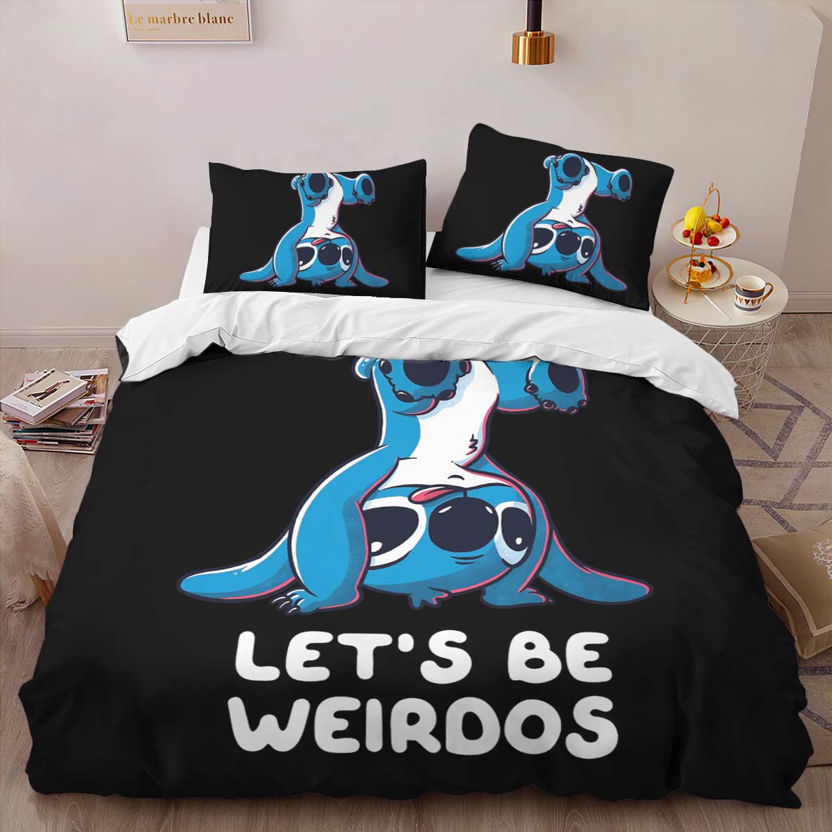 Disney Stitch Let's be Weirdos Duvet Cover 2