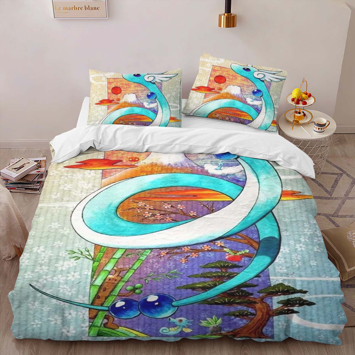 Dragonair Pokemon Duvet Cover 2