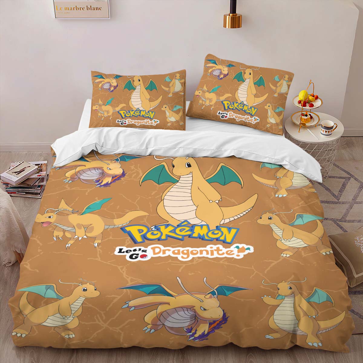 Dragonite Pokemon Duvet Cover 2