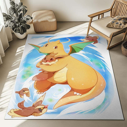 Dragonite Pokemon 5 Rug
