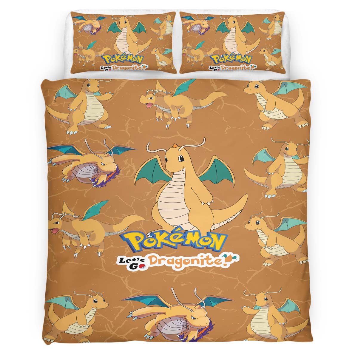 Dragonite Pokemon Duvet Cover