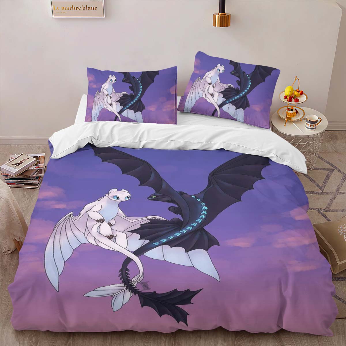 Dragons Toothless and Lightfury 10 Duvet Cover 2