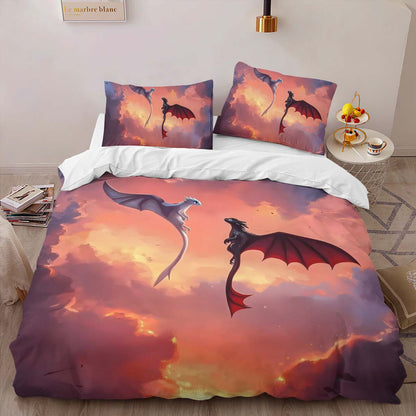 Dragons Toothless and Lightfury 11 Duvet Cover 2