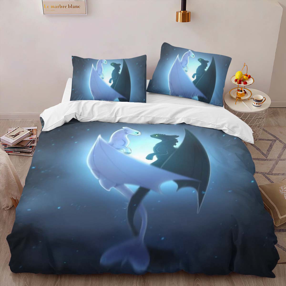 Dragons Toothless and Lightfury 6 Duvet Cover 2