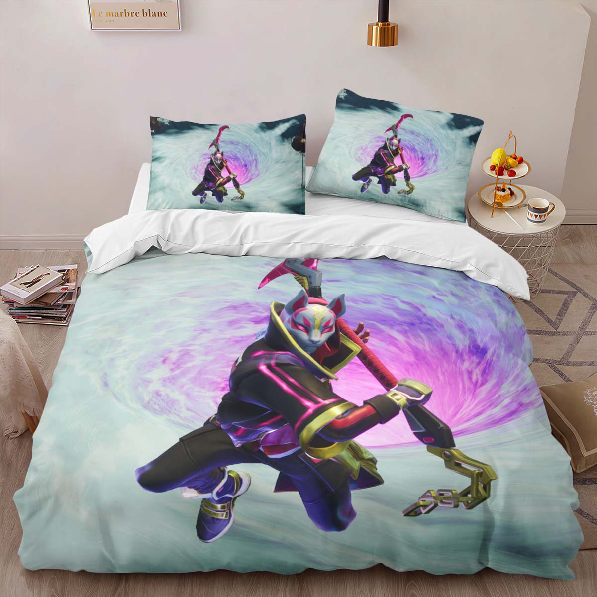 Drift Skin Cool Fortnite Game Duvet Cover 2
