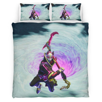 Drift Skin Cool Fortnite Game Duvet Cover