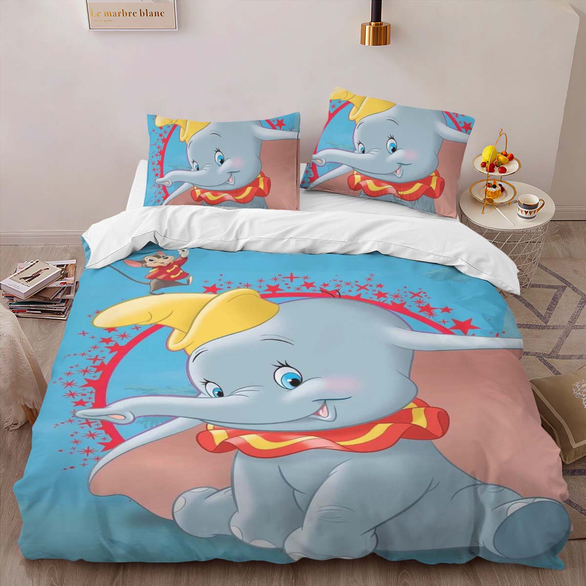 Dumbo and timothy q mouse 1 Duvet Cover 2