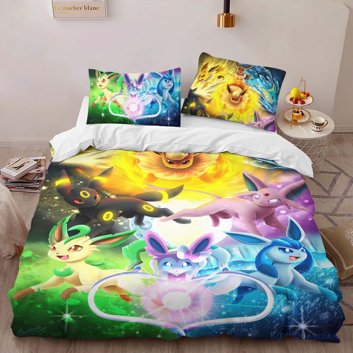 Eevee Evolution Pokemon 1 Duvet Cover 2