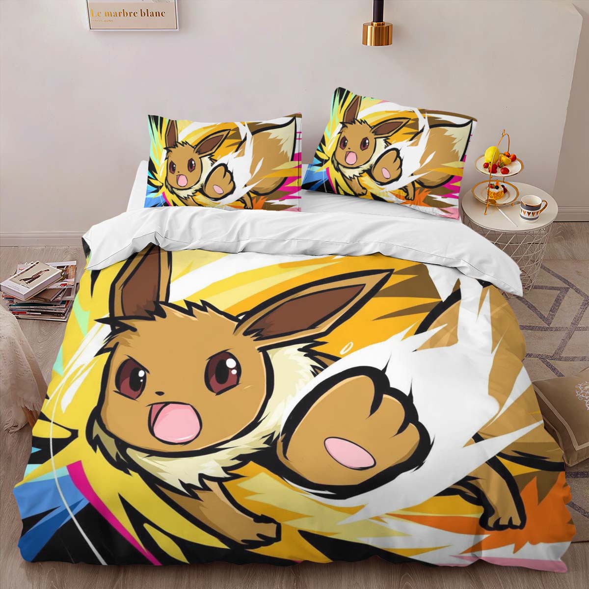 Eevee Evolution Pokemon 11 Duvet Cover 2