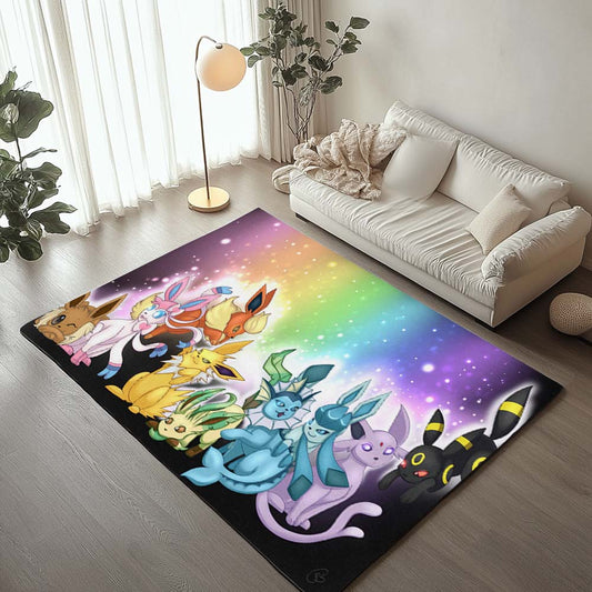 Eevee Evolution Pokemon 6 Rug