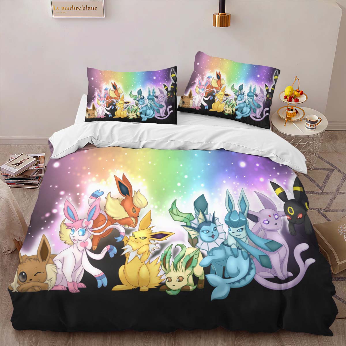 Eevee Evolution Pokemon 6 Duvet Cover 2