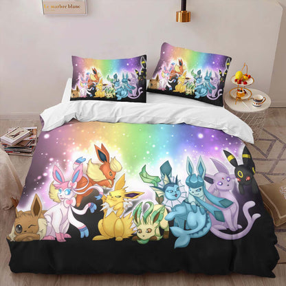 Eevee Evolution Pokemon 6 Duvet Cover 2