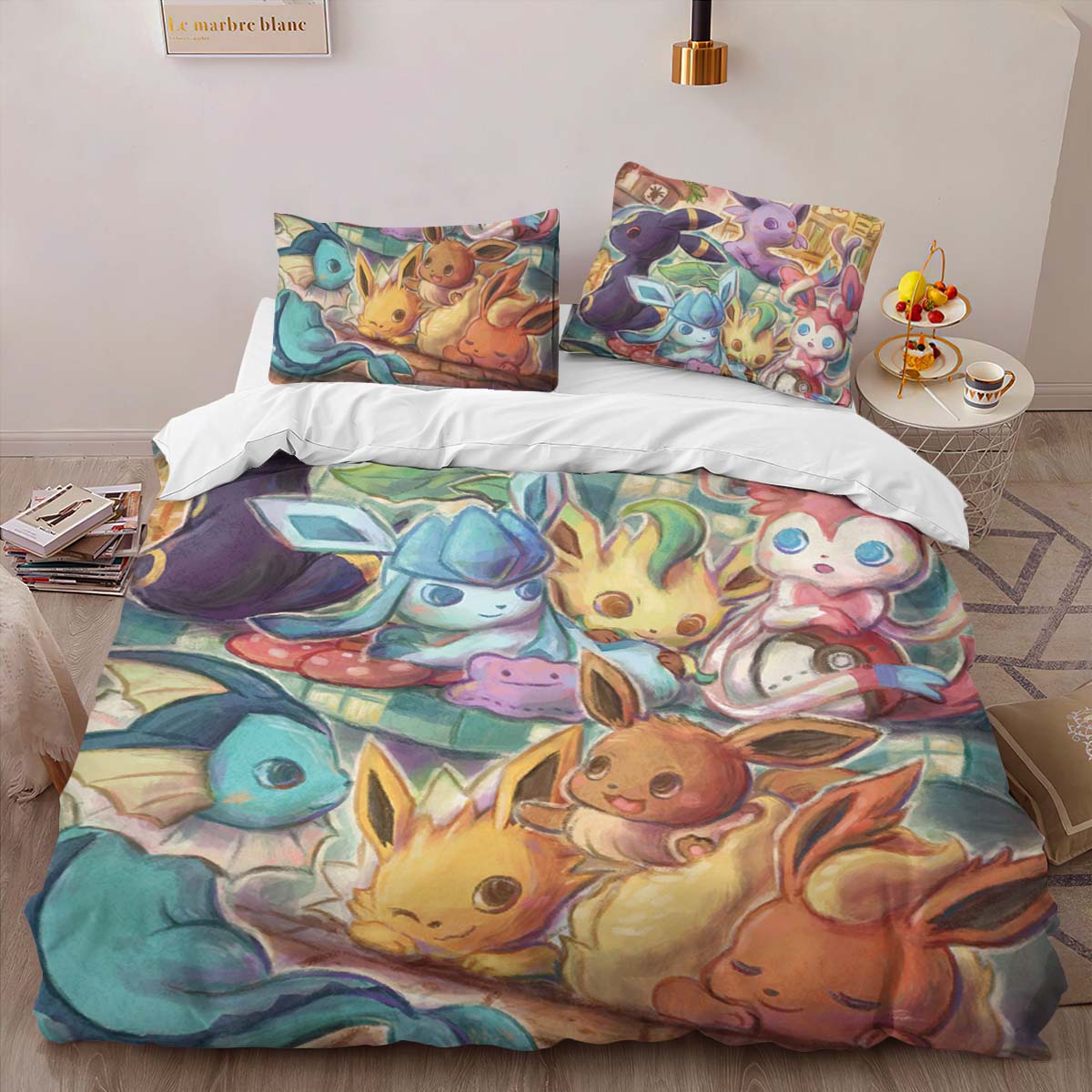 Eevee Evolution Pokemon 7 Duvet Cover 2