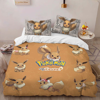 Eevee Pokemon Duvet Cover 2