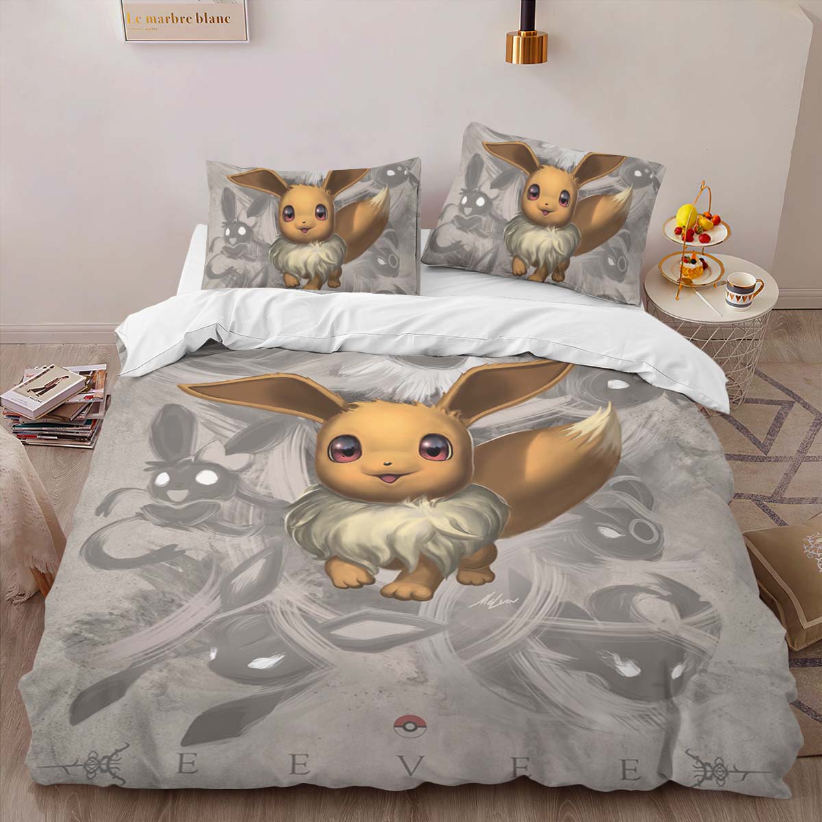 Eevee Pokemon 3 Duvet Cover 2