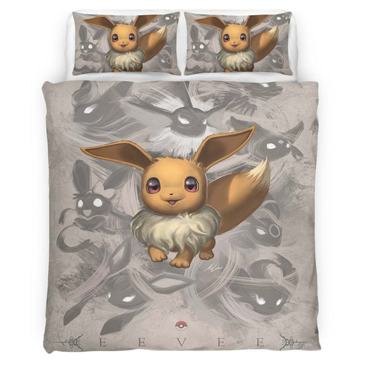 Eevee Pokemon 3 Duvet Cover