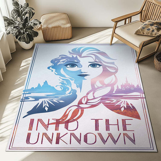 Elsa Frozen Disney Into The Unknown Rug