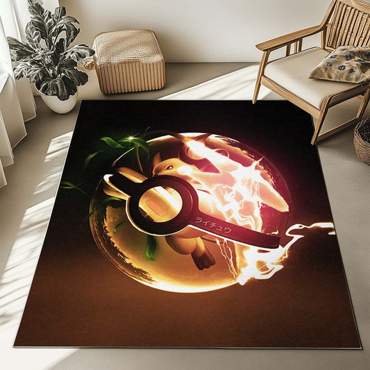 Evolution Pokeball Pokemon 2 Rug