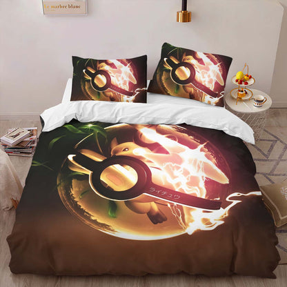 Evolution Pokeball Pokemon 2 Duvet Cover 2