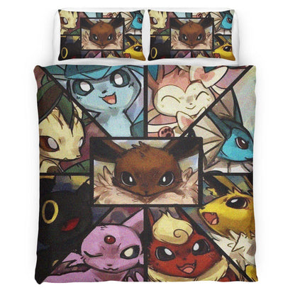 Evolution Pokeball Pokemon 4 Duvet Cover