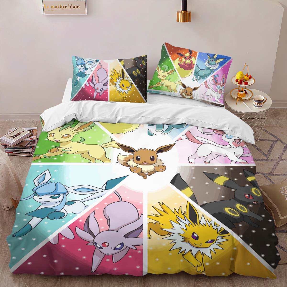 Evolution Pokeball Pokemon 5 Duvet Cover 2