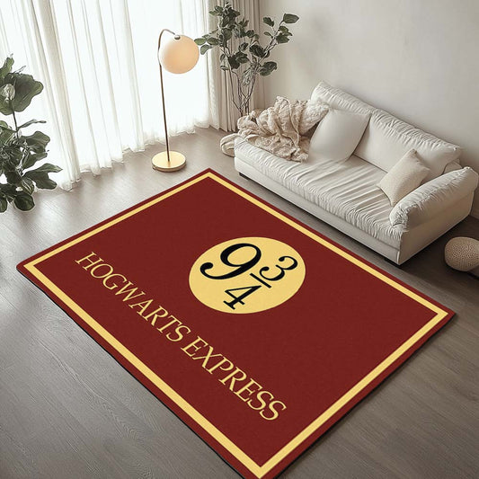 Express Ticket For The Magic Train Harry Potter Rug