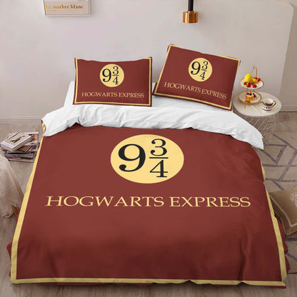 Express Ticket For The Magic Train Harry Potter Duvet Cover 2