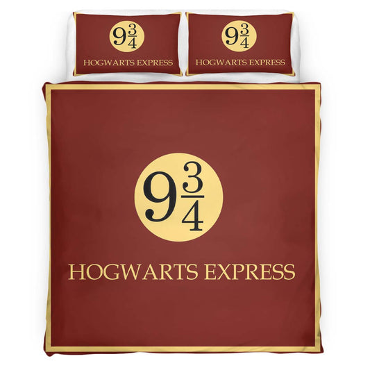 Express Ticket For The Magic Train Harry Potter Duvet Cover