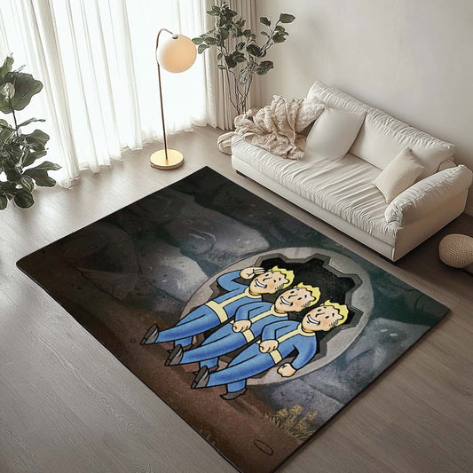 Fallout Vault Boy 4 Rug